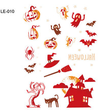Load image into Gallery viewer, BalleenShiny Luminous Tattoos Glow In The Dark Children&#39;s Temporary Tattoos Kids Christmas Fluorescent Waterproof Cute Stickers