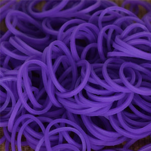 2019 Hot Diy Toys Rubber Bands Bracelet For Kids Or Hair Rubber Loom Bands Refill Rubber Band Make Woven Bracelet DIY Gift