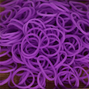 2019 Hot Diy Toys Rubber Bands Bracelet For Kids Or Hair Rubber Loom Bands Refill Rubber Band Make Woven Bracelet DIY Gift