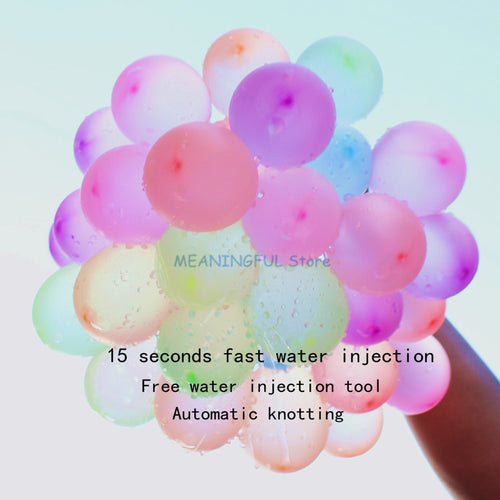 111pcs Water Bombs Balloon Amazing Filling Magic Balloon Children Water War Game Supplies Kids Summer Outdoor Beach Toy Party