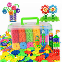 Load image into Gallery viewer, 100pcs Children Kid Baby Toys Multicolor Building Blocks Snowflake Creative Educational Construction Plastics Toys